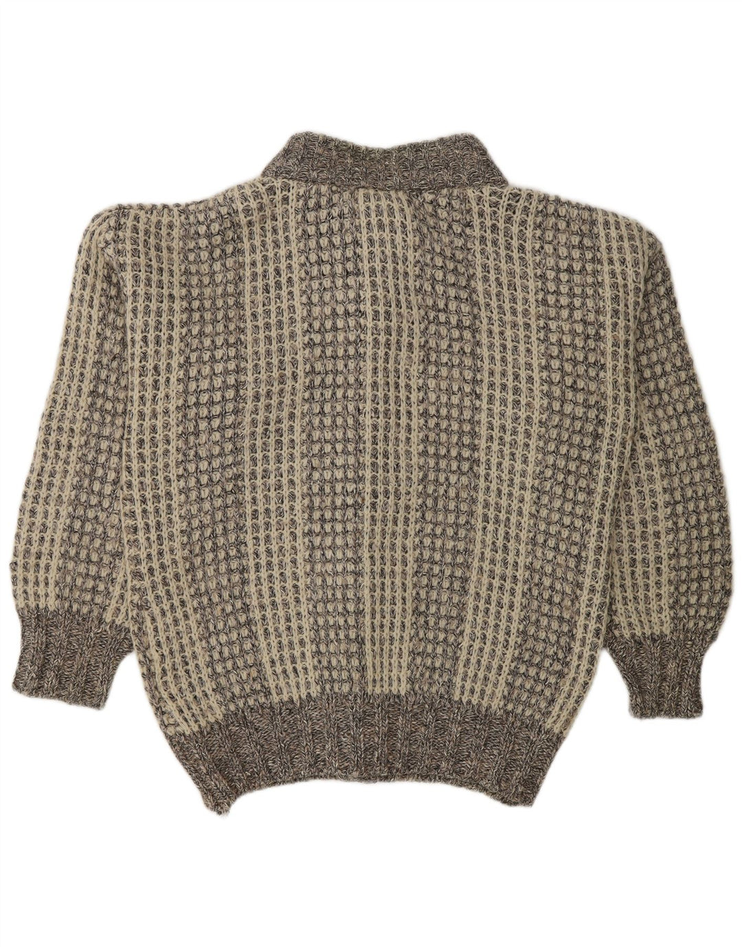 vintage Homme Cardigan Pull XL Gris