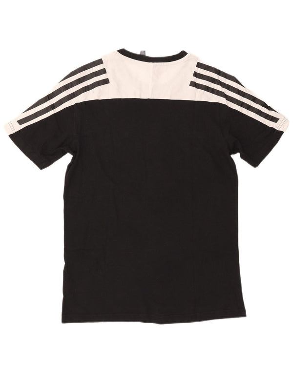 Adidas T-Shirt Homme Haut Petit Coton Colorblock Noir