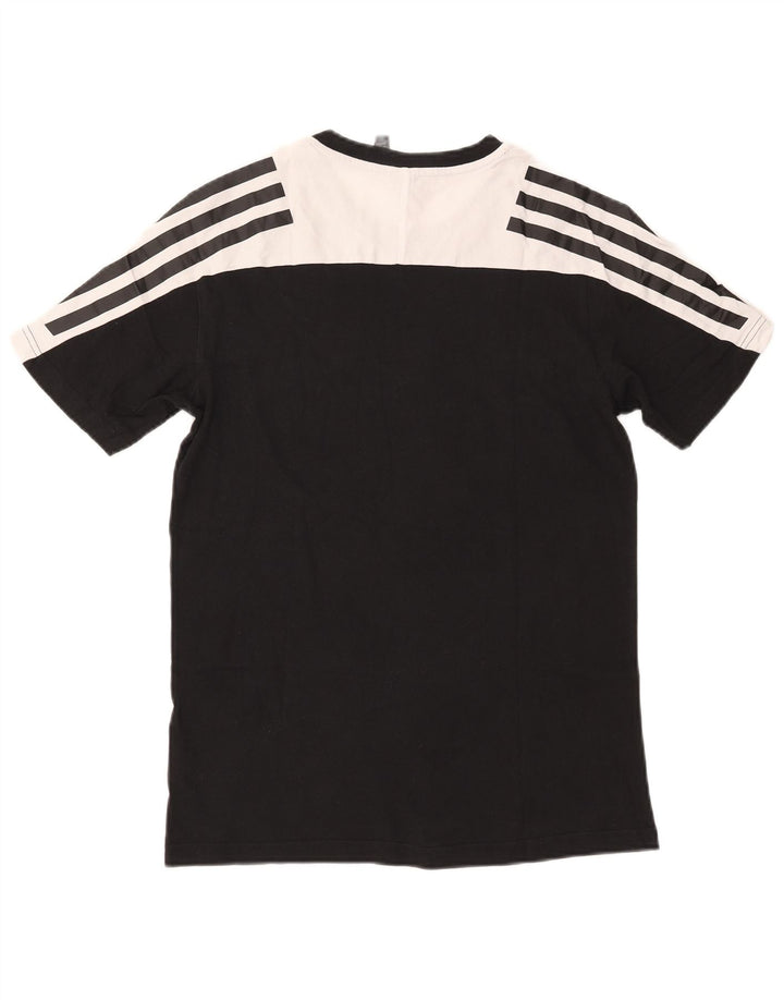 Adidas T-Shirt Homme Haut Petit Coton Colorblock Noir
