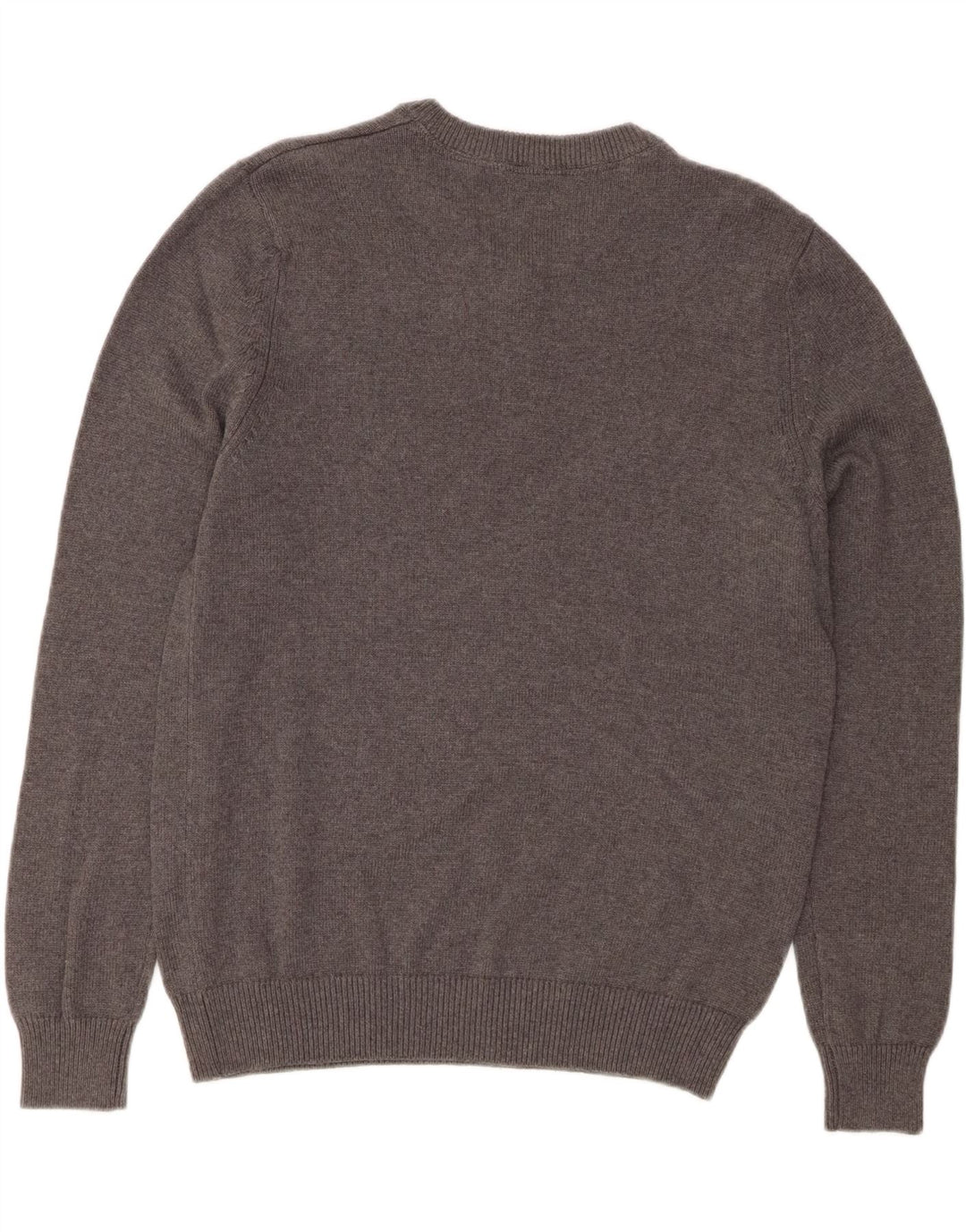 IZOD Mens V-Neck Jumper Sweater Medium Grey Cotton Vintage Izod and Second-Hand Izod from Messina Hembry 