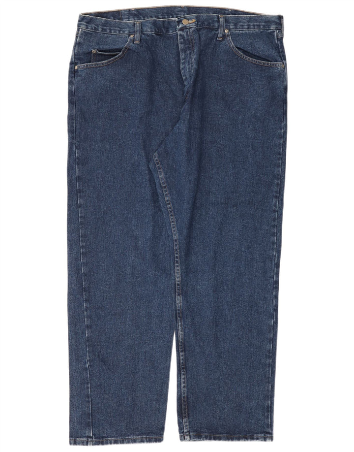 Wrangler Jean droit homme W42 L30 bleu coton