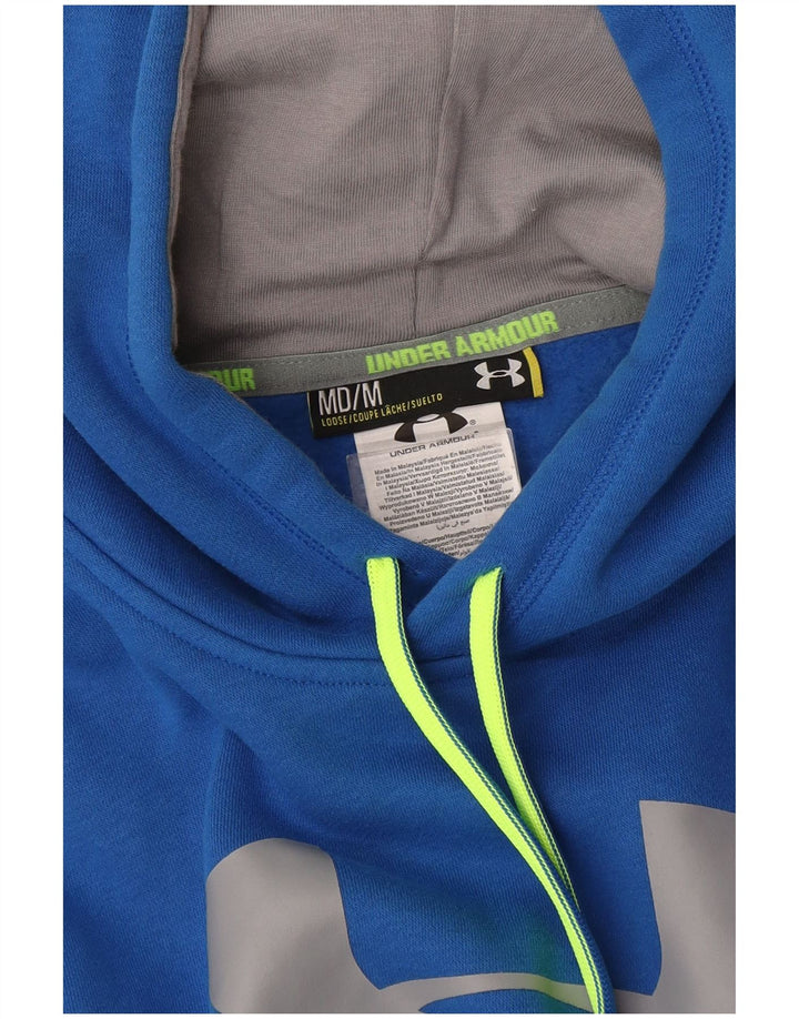 Under Armour Pull à Capuche Graphique Homme Bleu Moyen Coton