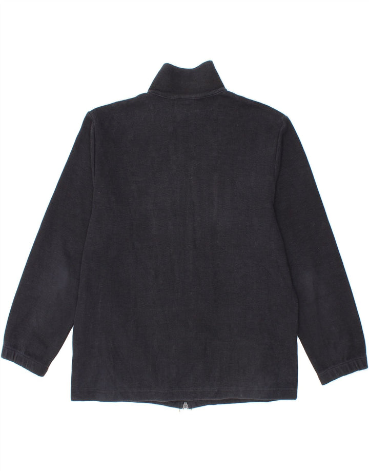 LOTTO Womens Tracksuit Top Jacket UK 10 Small Black Cotton Vintage Lotto and Second-Hand Lotto from Messina Hembry 