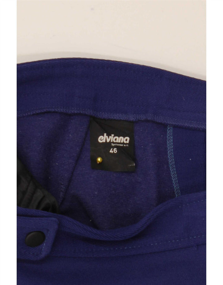 Elviana Pantalon Coupe-Vent Étrier Femme IT 46 Large Bleu Polyamide