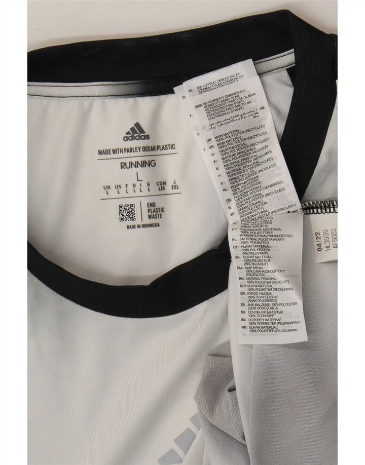 Adidas T-Shirt Homme Haut Large Noir Tie Dye Polyester