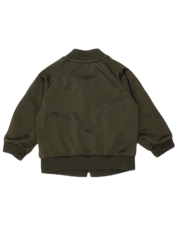 ADIDAS Veste de survêtement pour bébé garçon 3-6 mois Kaki Polyester