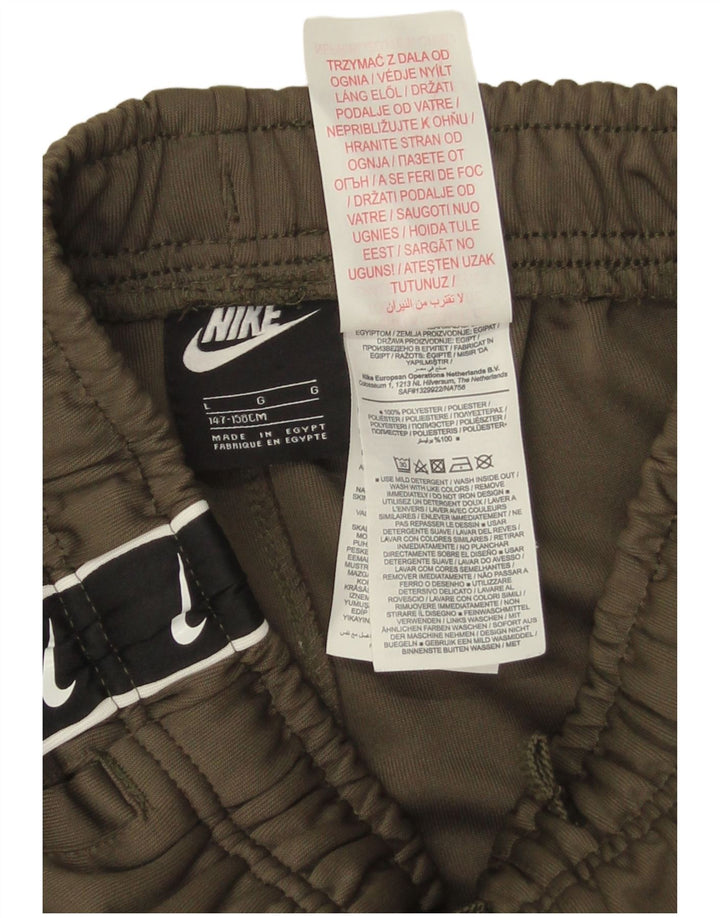 Nike Short de sport graphique pour garçon 12-13 ans Large Kaki Polyester