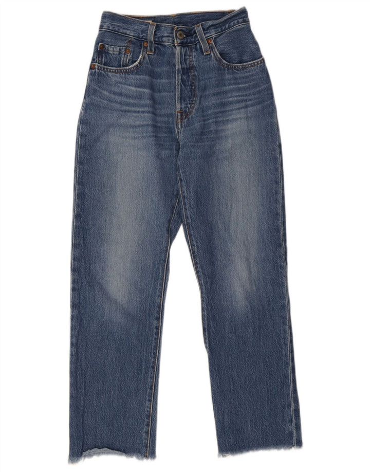 Levi's Jean Droit 501 Femme W24 L26 Bleu Coton