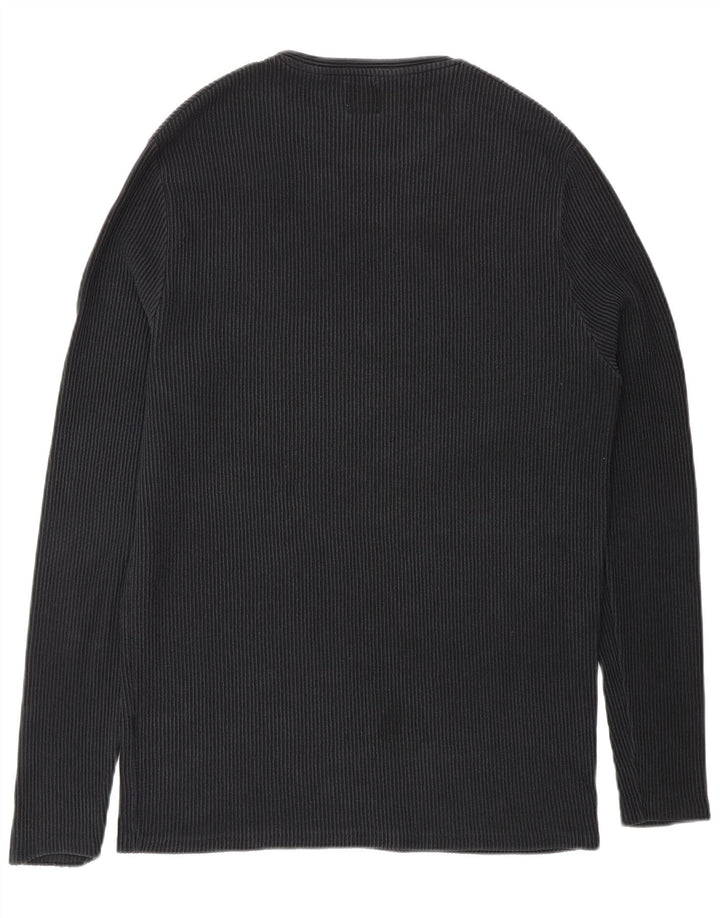 Zara Pull ras du cou pour homme XL Noir