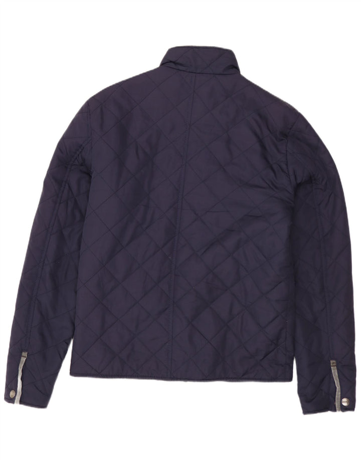 ZARA Veste matelassée pour homme UK 36 Small Bleu marine