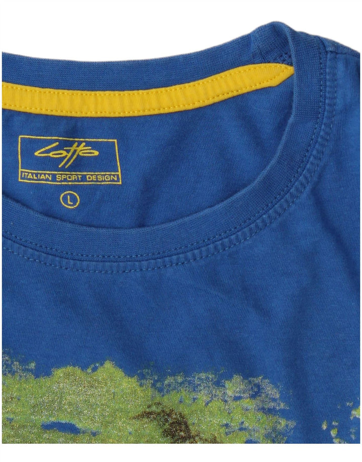 Lotto T-Shirt Graphique Homme Grand Bleu