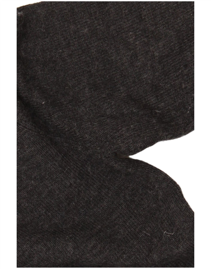 SUPERDRY Pull Col Zippé Homme Gris Moyen Laine Mérinos