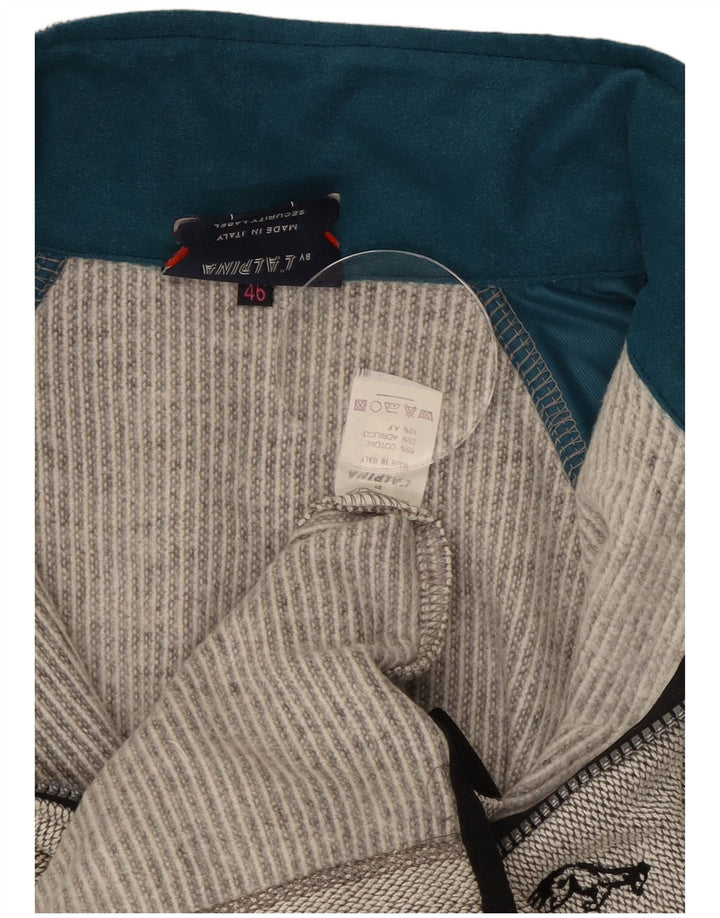 AUSTRALIAN L'ALPINA Veste de survêtement pour homme IT 46 Small Gris Colourblock