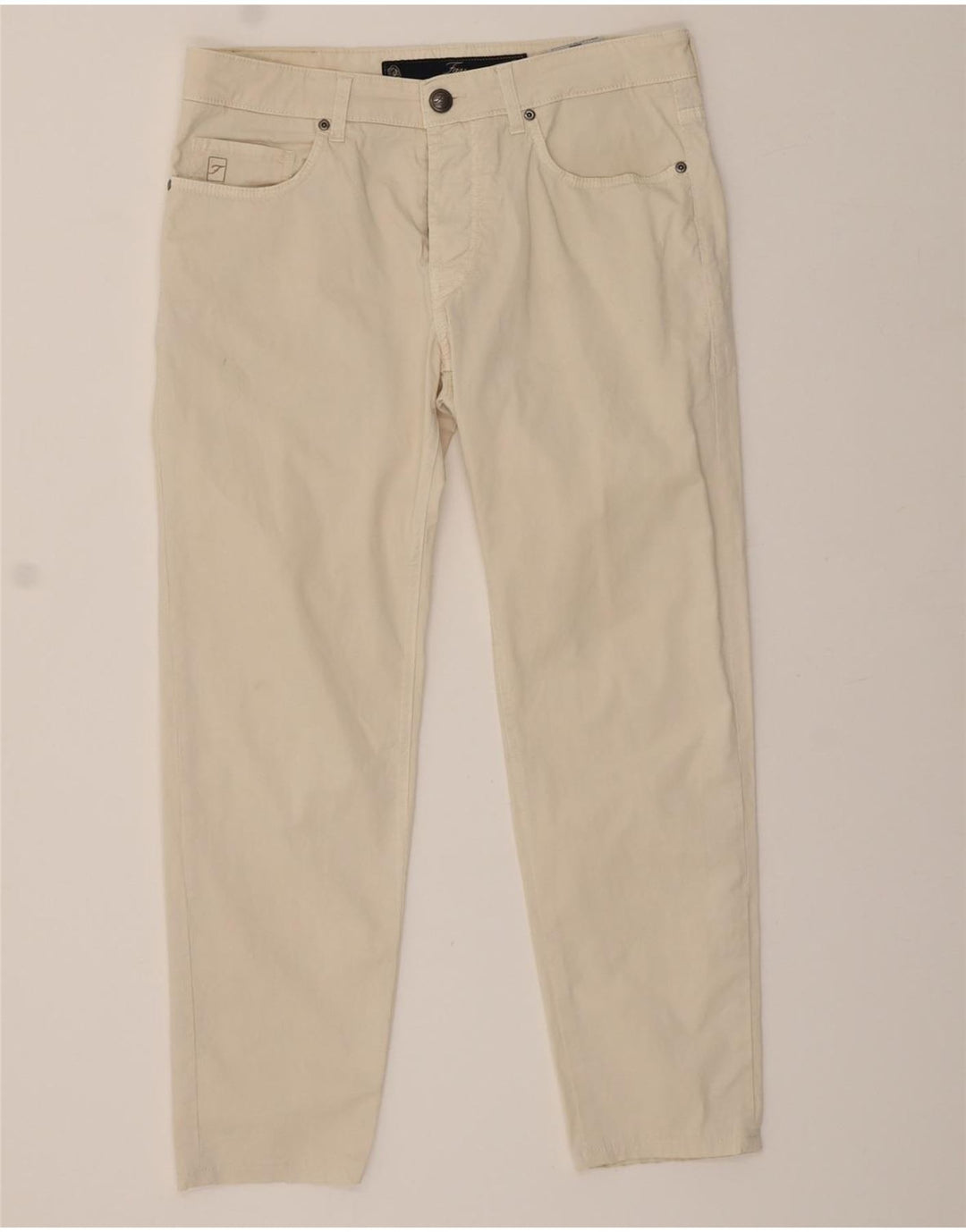 FAY Mens Slim Jeans W34 L26 Beige Cotton Vintage Fay and Second-Hand Fay from Messina Hembry 