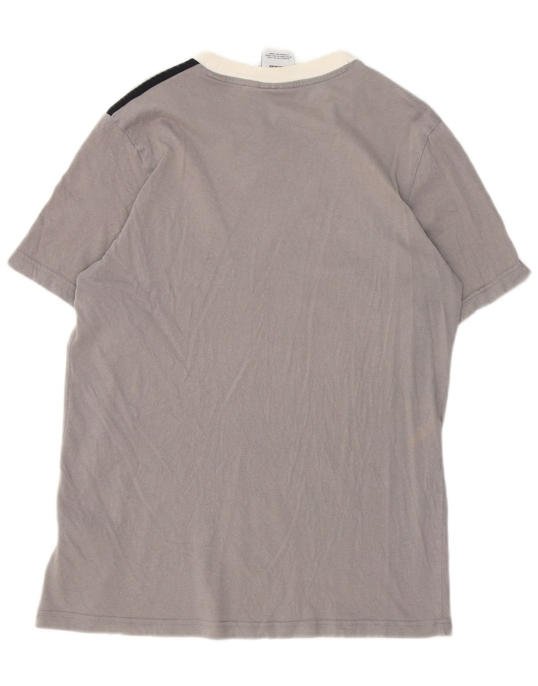 Adidas T-Shirt Homme Haut Petit Gris Colorblock Coton