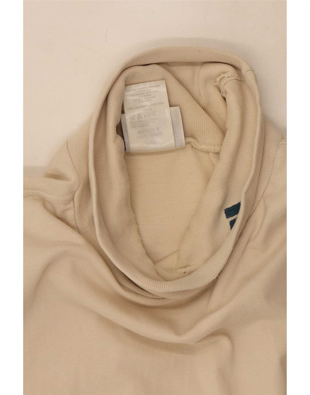 Adidas Haut à manches longues pour homme UK 38/40 Coton beige moyen