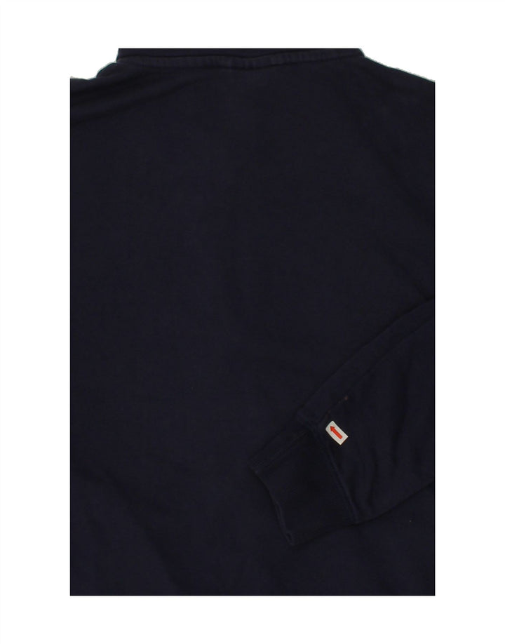 PUMA Mens Graphic Tracksuit Top Jacket Small Navy Blue Cotton Vintage Puma and Second-Hand Puma from Messina Hembry 