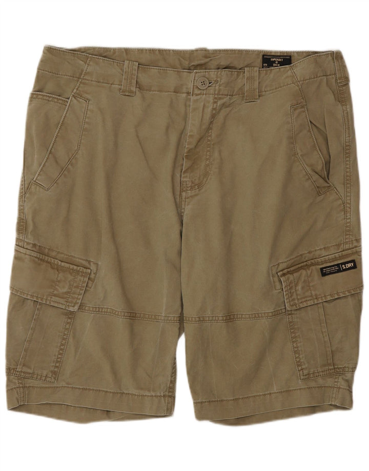 Superdry Short Cargo W36 Large Beige Coton Homme
