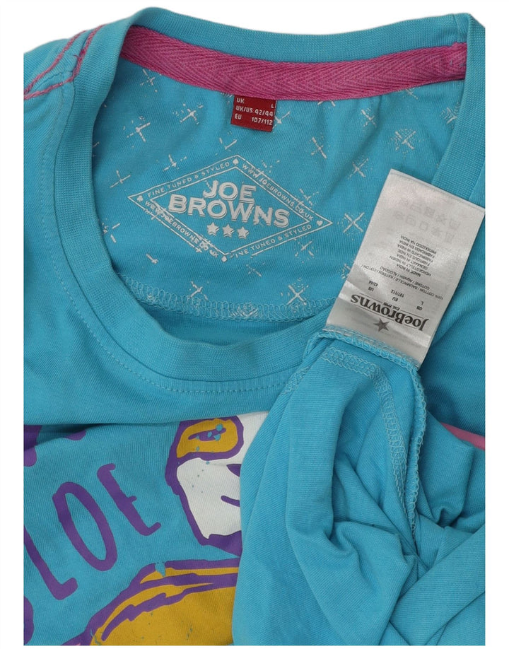 JOE BROWNS T-Shirt Graphique Homme Grand Bleu Coton