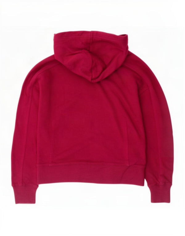 Calvin Klein Jeans Pull à capuche surdimensionné pour femme UK 6 XS Coton rose