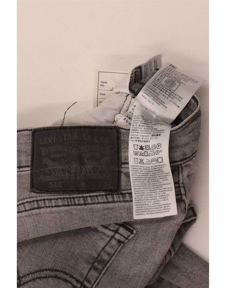 Levi's Jean Slim 511 Homme W32 L32 Gris Coton