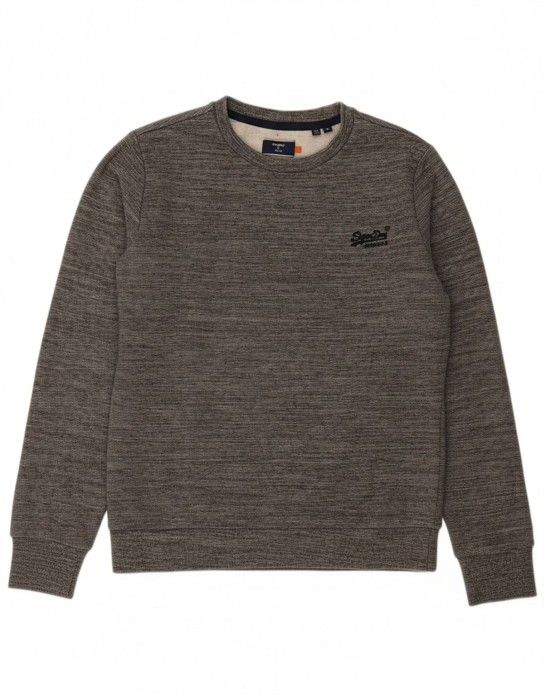 SUPERDRY Mens Sweatshirt Jumper Medium Navy Blue Cotton