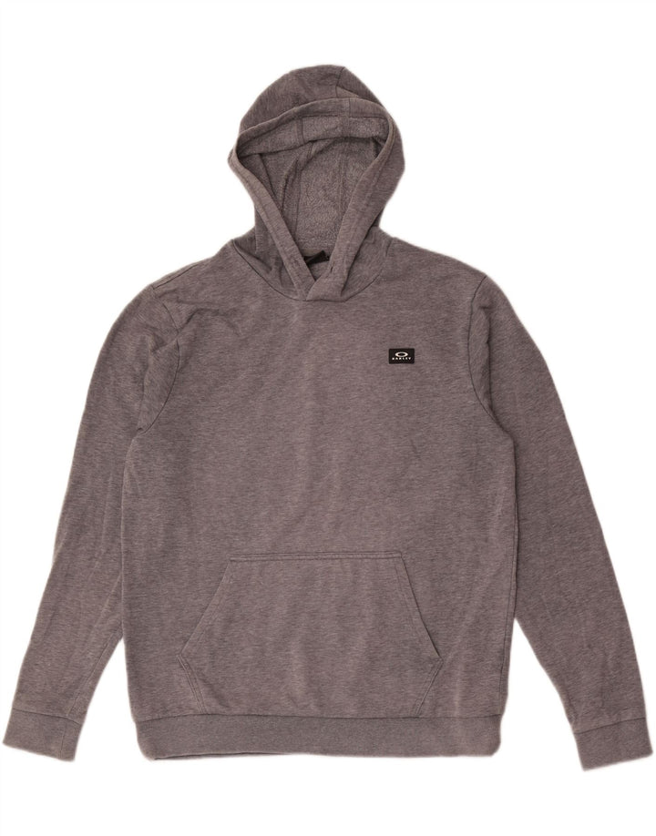 Oakley Pull à capuche coupe classique pour homme, grand gris