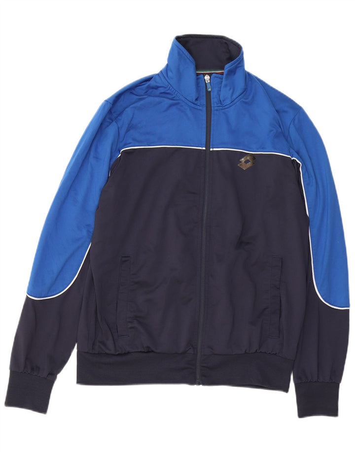LOTTO Veste de Survêtement Homme XS Bleu Marine Colourblock