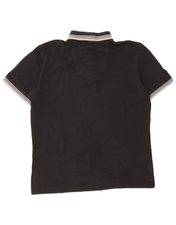 Hugo Boss Polo Homme Large Noir Rayé