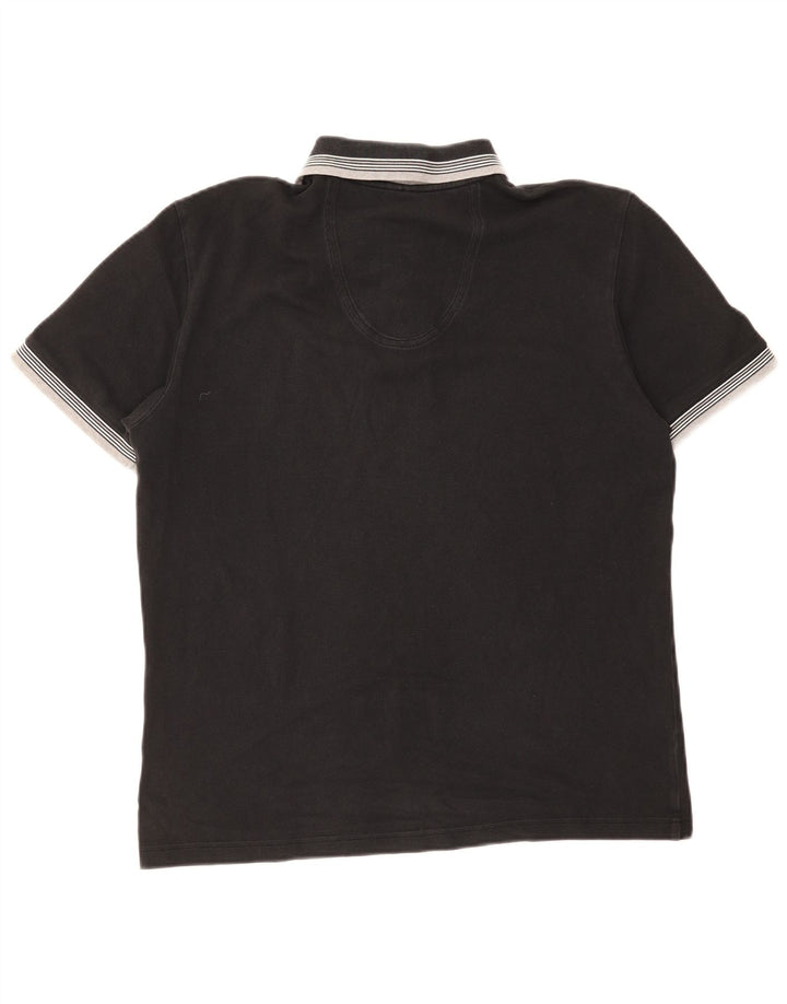 Hugo Boss Polo Homme Large Noir Rayé
