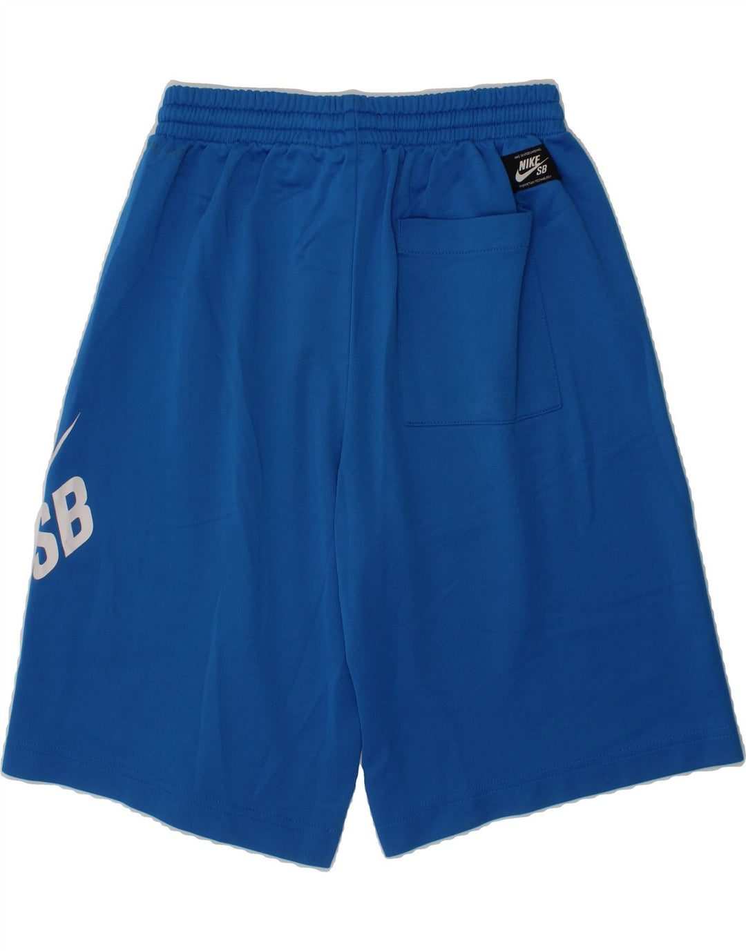 NIKE Boys Graphic Sport Shorts 10-11 Years Medium Blue Polyester Vintage Nike and Second-Hand Nike from Messina Hembry 