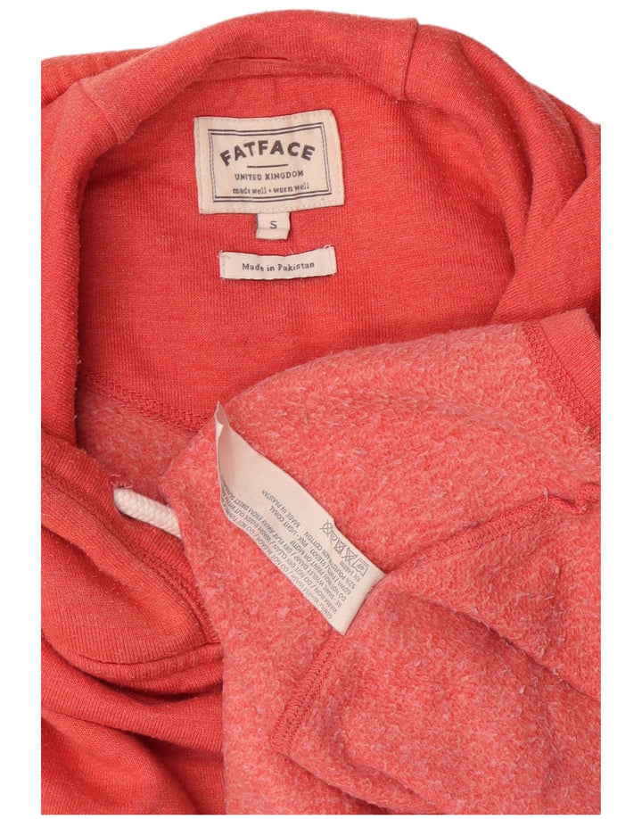 Fat Face Pull à capuche surdimensionné pour femme UK 10 Petit Rouge Polyester