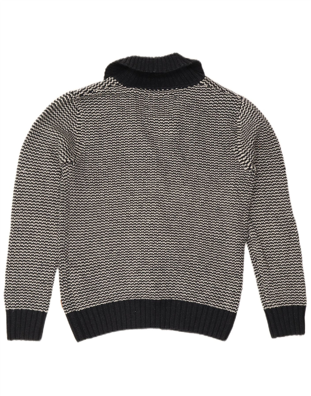 Jack & Jones Pull Cardigan Homme Grand Chevron Noir Acrylique