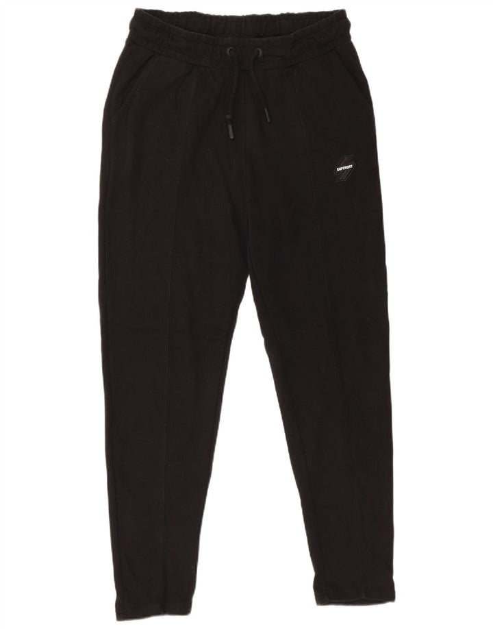 Superdry Pantalon De Survêtement Femme UK 10 Small Noir