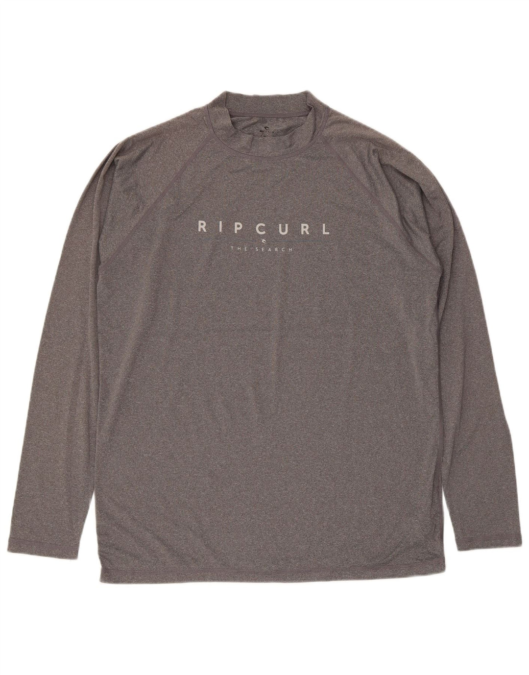 Rip Curl Haut graphique à manches longues pour hommes, coupe décontractée, grand gris, polyester