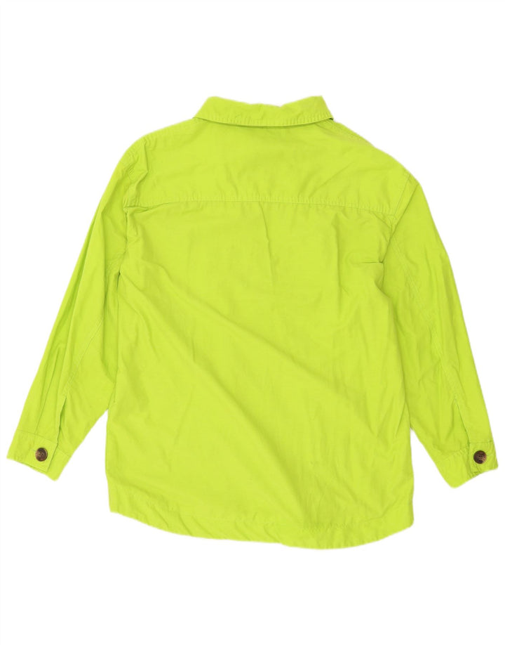 Topshop Veste Utility Oversize pour Femmes UK 8 Petit Vert Coton