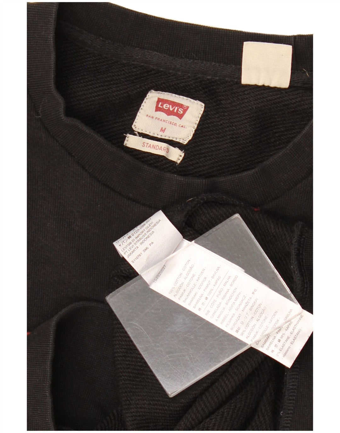 Levi's Sweatshirt Graphic Sweatshirt Homme Noir Moyen Coton