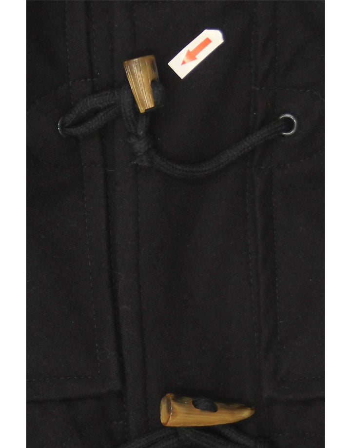Ivy Oxford Duffle-coat à capuche pour homme IT 54 2XL Noir Polyester