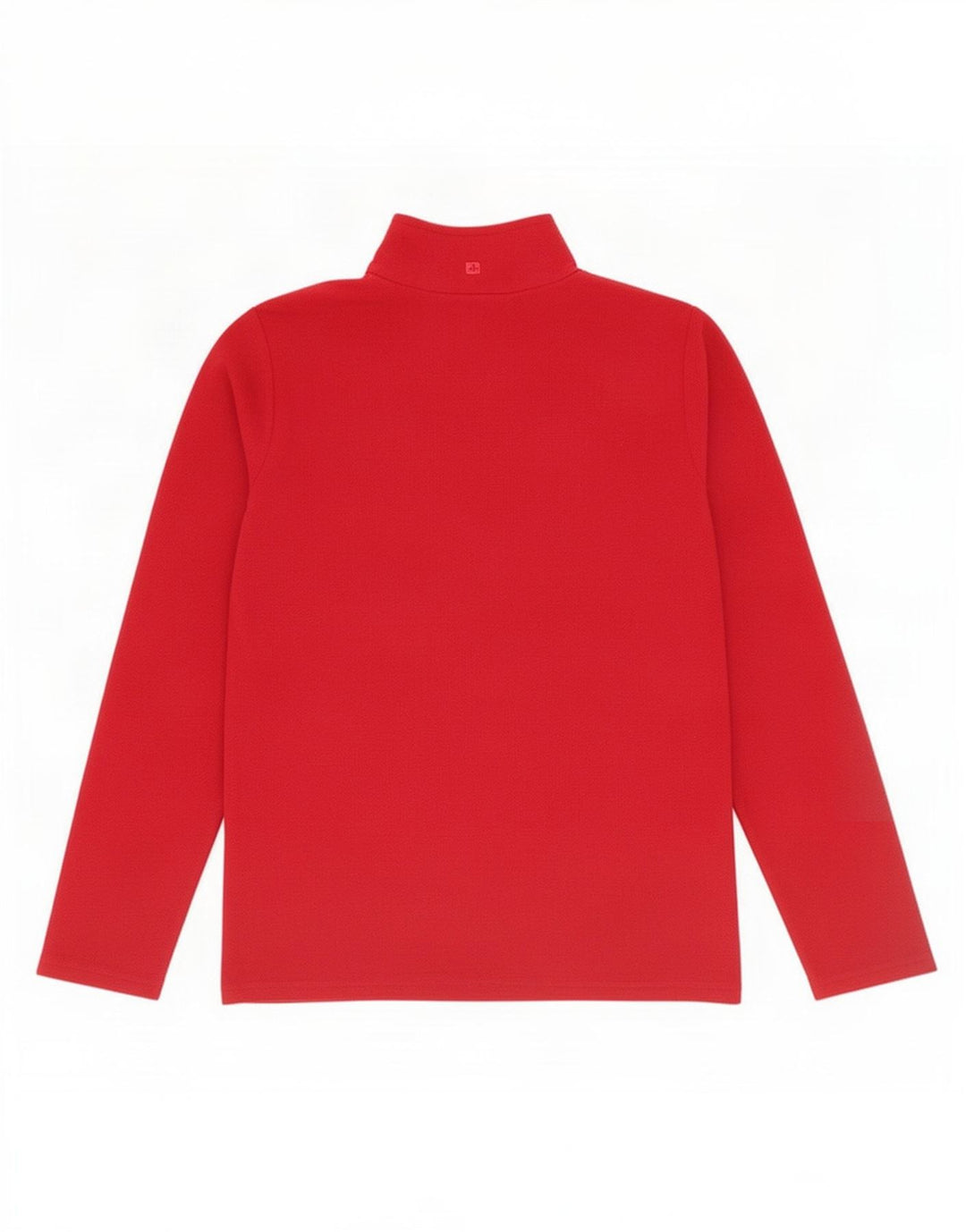Mountain Warehouse Pull polaire à col zippé pour homme, petit, rouge, polyester