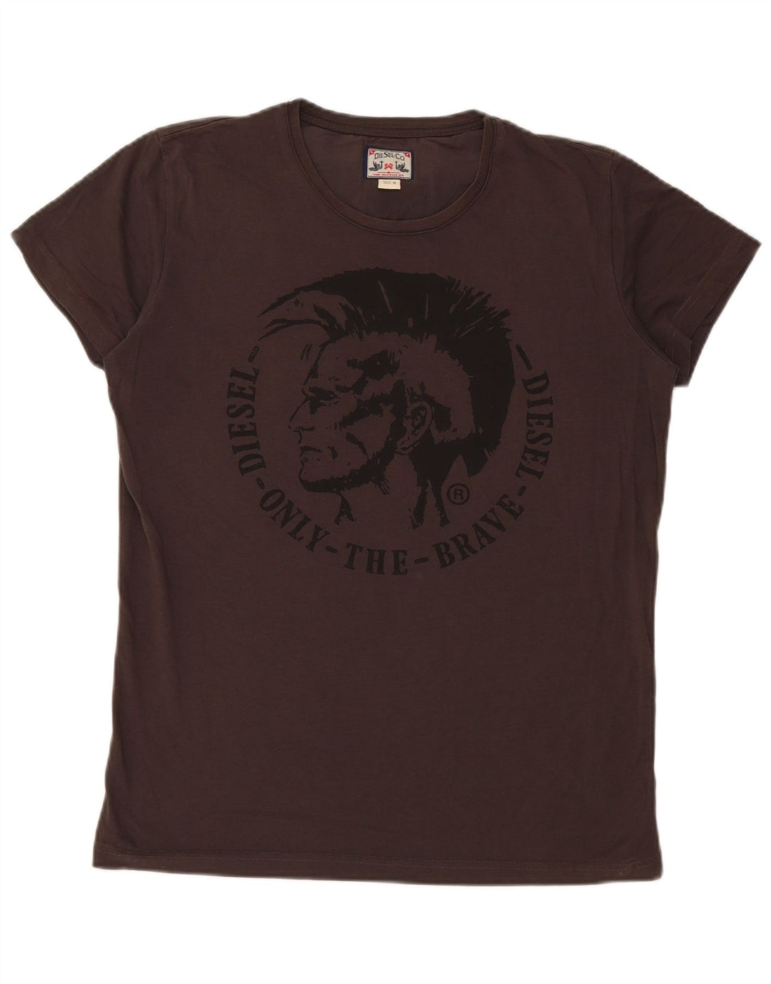 Diesel T-Shirt Graphique Homme Noir Moyen