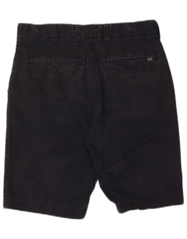 Marks & Spencer Short Chino Homme W30 Bleu Marine Moyen Coton
