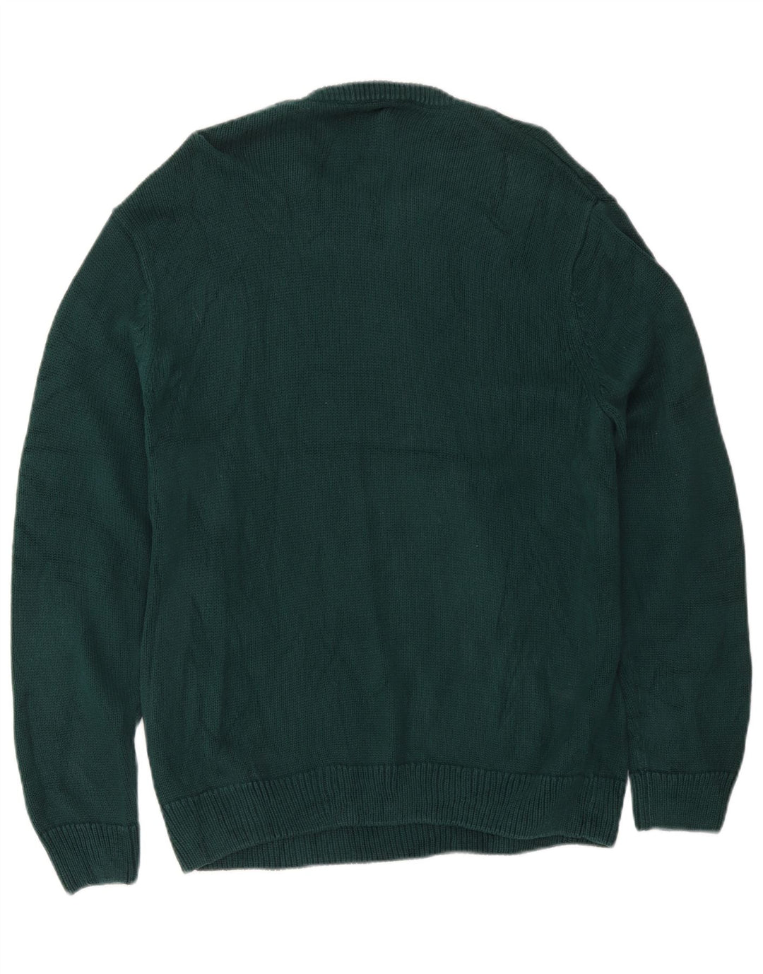 Chaps Pull à col rond coupe classique pour hommes, grand coton vert