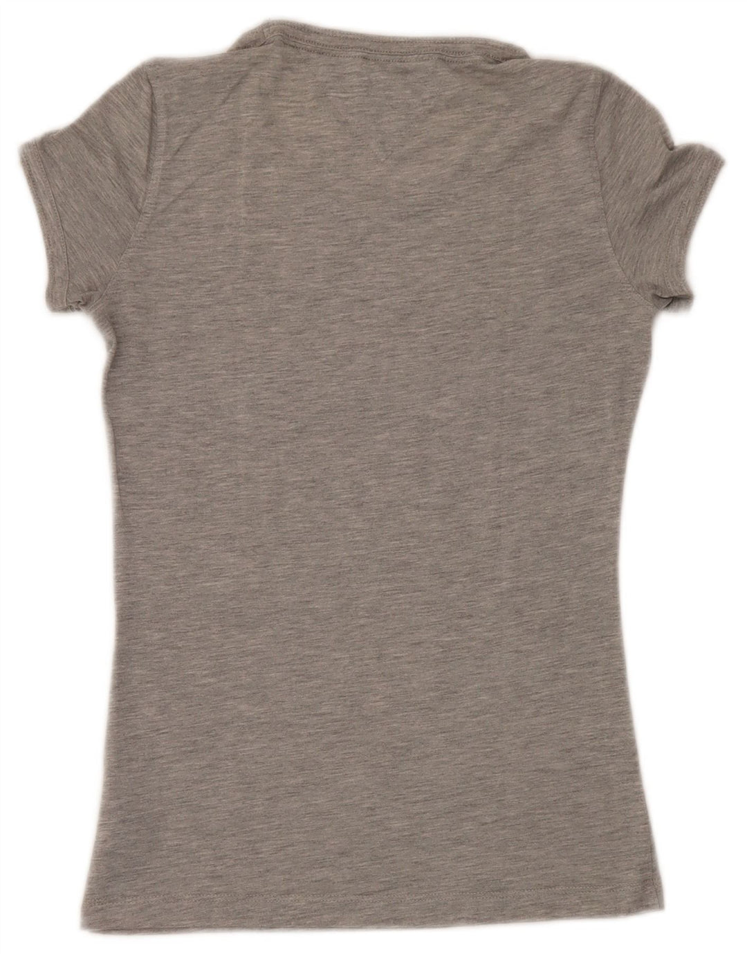 Tommy Hilfiger T-shirt graphique pour femme UK 12 Gris moyen Polyester