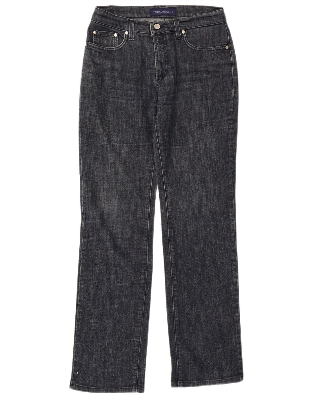 Trussardi Femme Jean Droit W27 L30 Bleu Marine