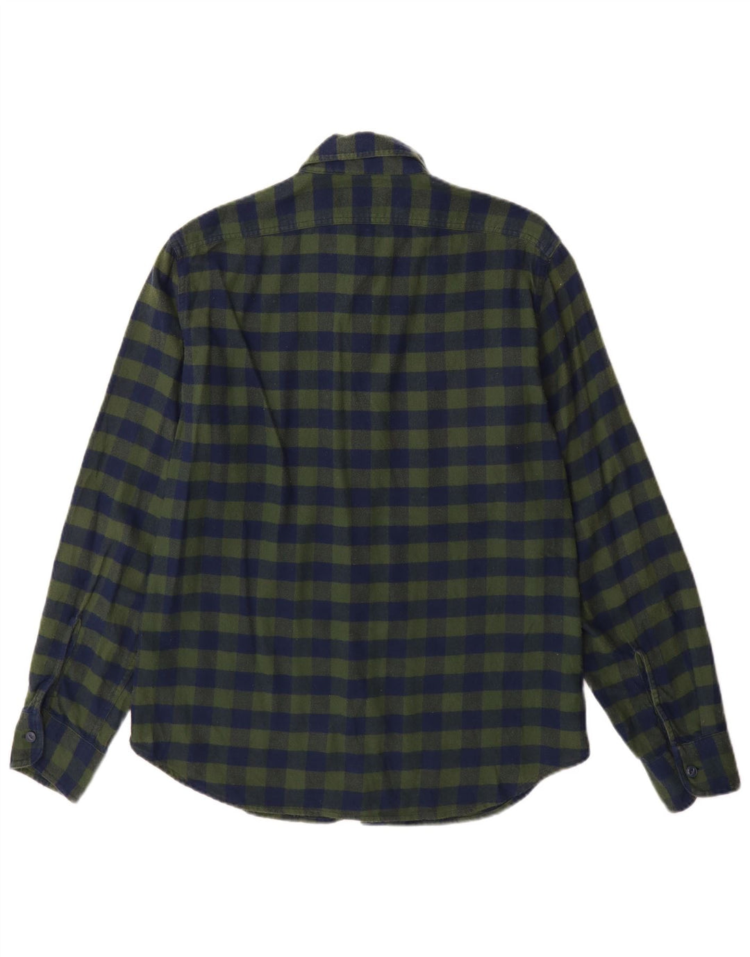 J. Crew Chemise Flanelle Homme Bleu Moyen Carreaux Coton