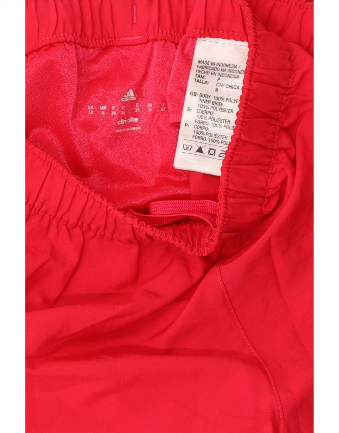 ADIDAS Short de sport Climalite pour femme UK 10 Petit Rose Polyester