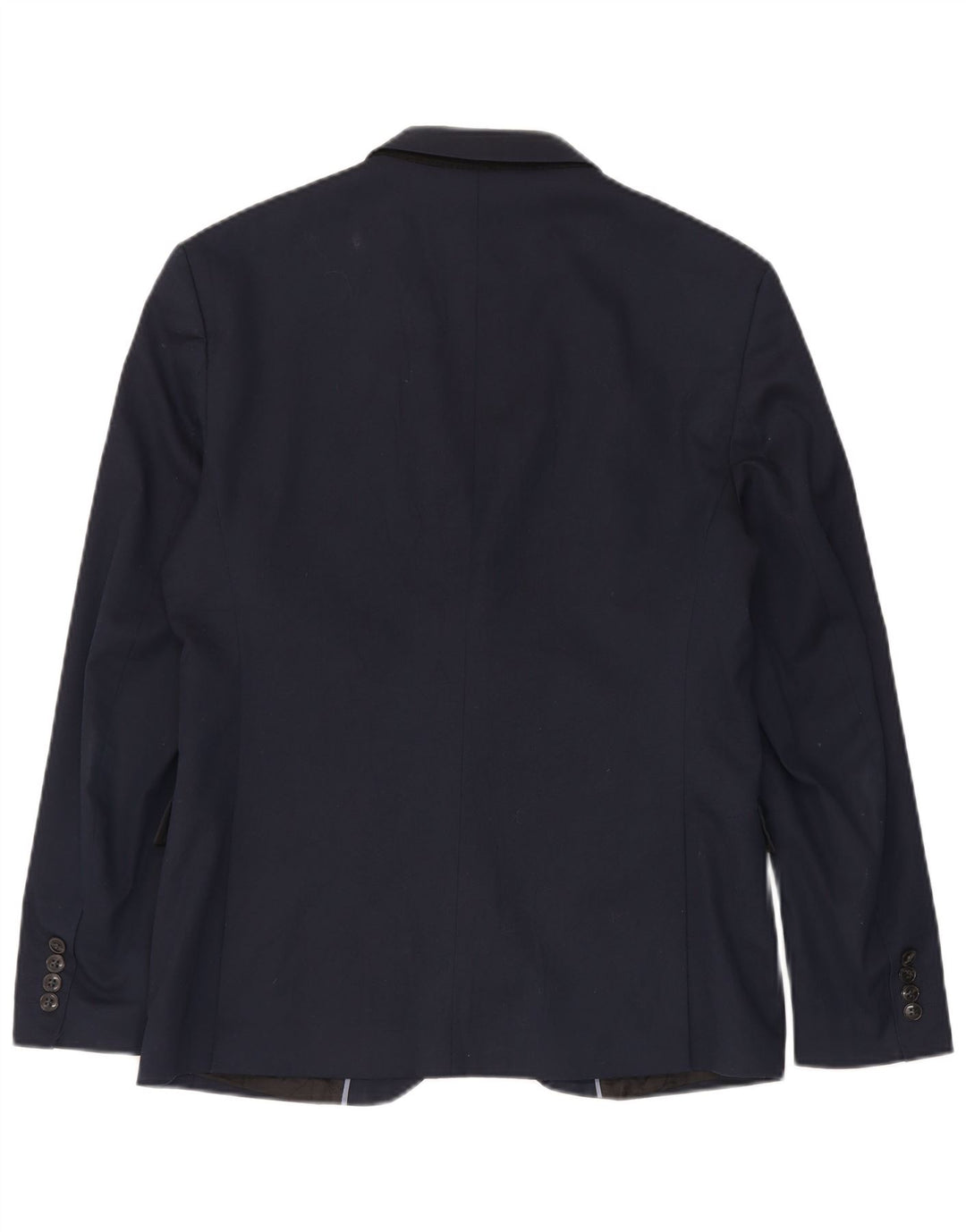 Zara Veste Blazer 2 Boutons Homme EU 52 Large Bleu Marine