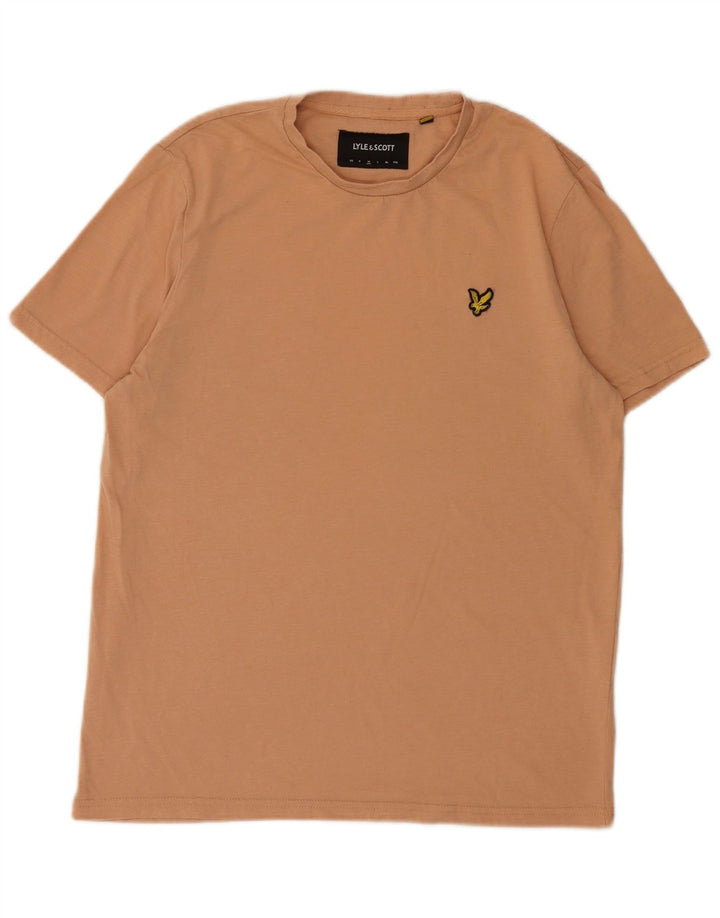 Lyle & Scott T-Shirt Homme Rose Moyen Polyester