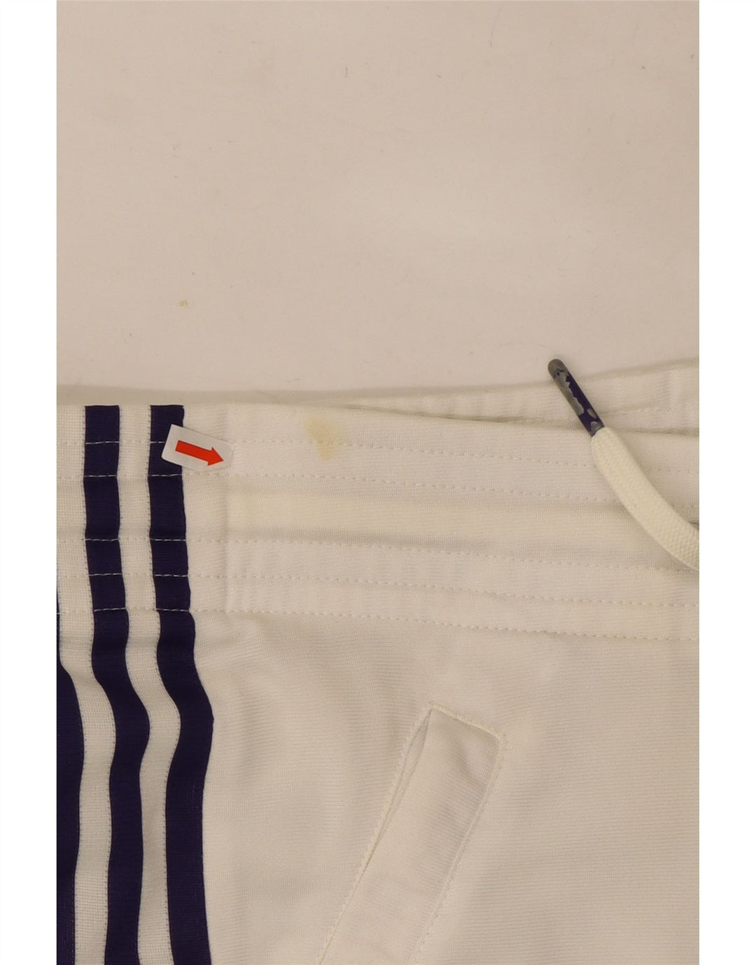 Adidas Pantalon de survêtement pour femme EU 42 Large Blanc Polyester