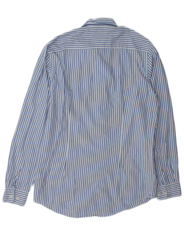 Tommy Hilfiger Chemise Slim Fit Homme Bleu Moyen Rayé Coton